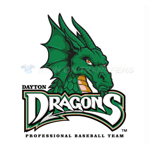 Dayton Dragons Iron-on Stickers (Heat Transfers)NO.8096
